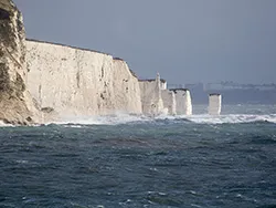 Click to view image Old Harry in Storm Alex