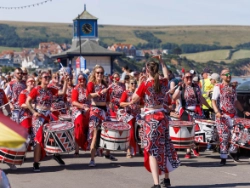 Click to view image Band at the Carnival Procession 