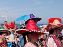 Flute Players at the Carnival Procession - Ref: VS2510