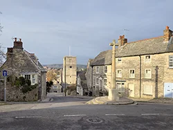 Church Hill and Parish Church from the High Street in the Virtual Swanage Gallery