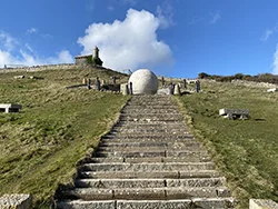 The Durlston Globe and Stone Stairs in the Virtual Swanage Gallery